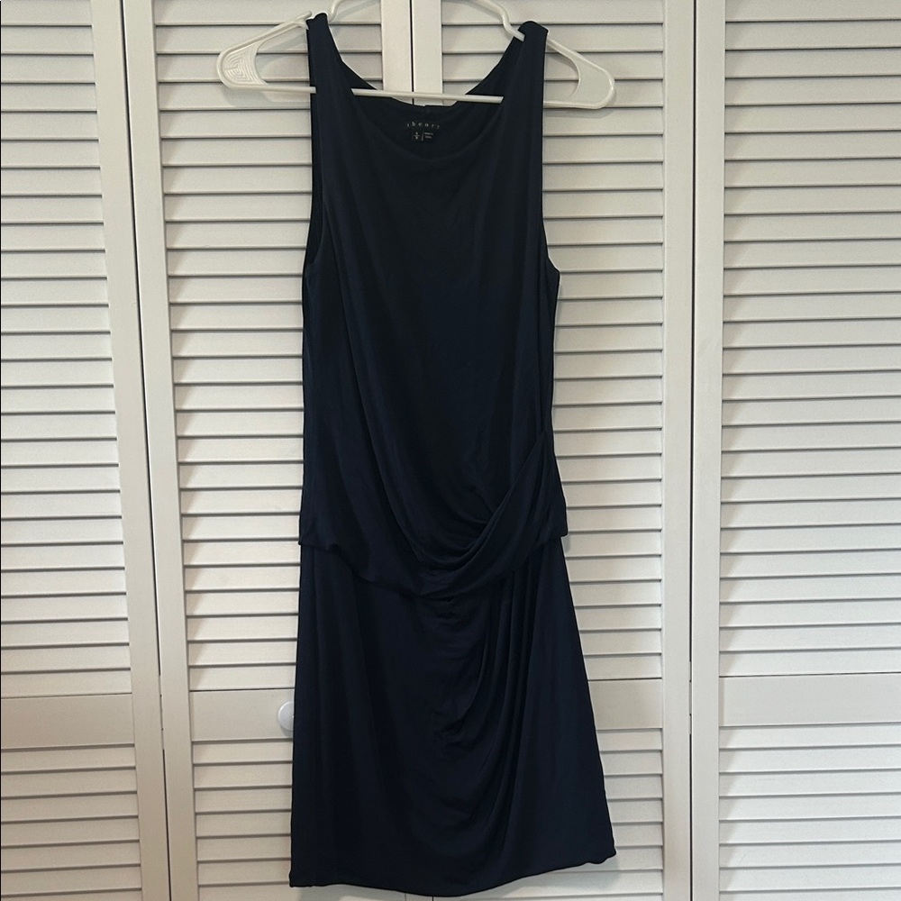 Theory Navy Sleeveless mini Dress